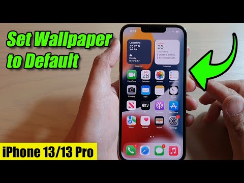 iPhone 13/13 Pro: How to Set Wallpaper to Default