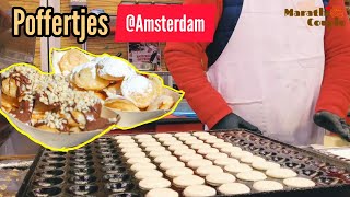 Poffertjes | Dutch Street food | Making of small sweet pancake