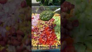 Weight Loss Special फुटाणे भेळ 🥗/Protein Rich Futane Bhel for Weight Loss #healthyrecipe #viral