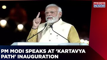 PM Modi Speaks At Kartavya Path Inauguration Event | Central Vista Avenue Unveiled | Netaji Statue