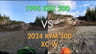 Upgrade! KDX 200 vs KTM 300 XCW at McNutt