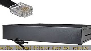 POS Hardware Bundle for Square - Cash Drawer and Thermal Receipt Printer,[Compatible with Square St