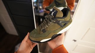 Air Jordan 4 Craft SE Olive Review, Unboxing & On Feet