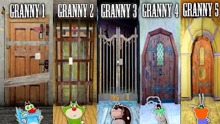 All Granny 1 2 3 4 5 6 Door Escape| Vs Gameplay With Oggy and Jack screenshot 3