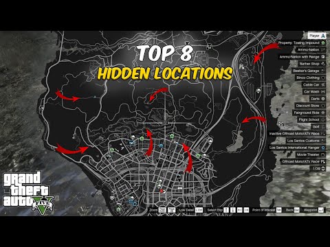 TOP 8 Secret Hidden Locations & Places 😱 in GTA 5 Rockstar Doesn’t Want You To Know