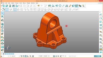 Powershape tutorial No.80 - Advance 3D CAD  Practice in Powershape 2015