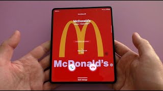 Samsung Galaxy Z Fold3 5G McDonalds's Incoming Call