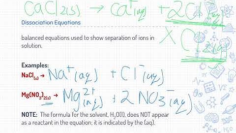 Dissociation & Major Entities Lesson Video