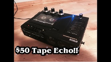 AMAZING - $50 DIY Analog Tape Echo!!!