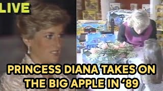 Princess Diana takes New York City by storm in 1989