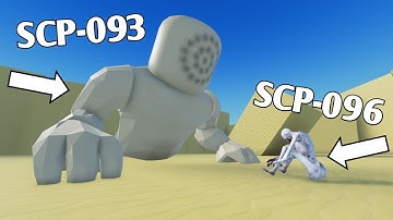 SCP 096 VS SCP 093 - Roblox SCP
