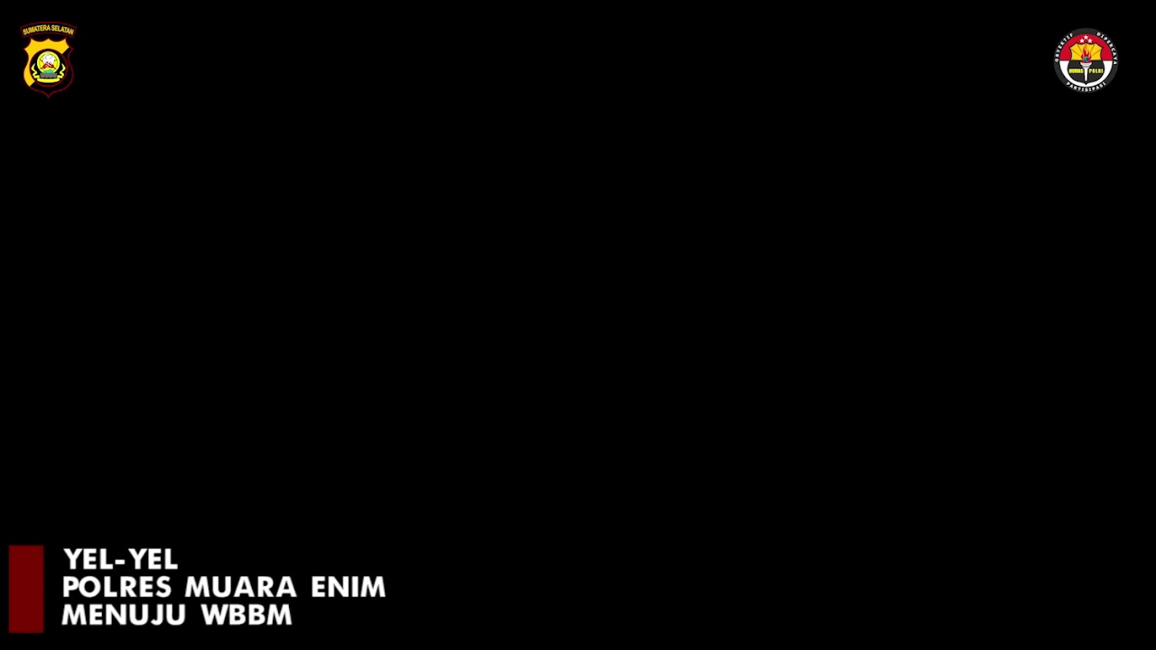 Kapolres Muara Enim AKBP DONNI EKA SYAPUTRA S.H., S.I.K., M.M. memimpin yel yel WBBM.