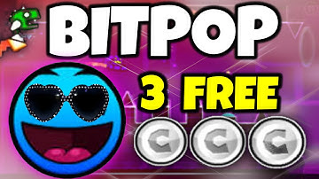 ¡CONSIGUE 3 USER COINS SUPER FACIL! | Bitpop - By Etzer | Geometry Dash [2.0] | MiKha