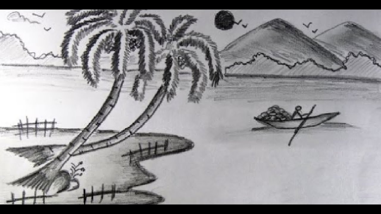 23 Awesome Sketch pen drawing scenery for Trend 2022