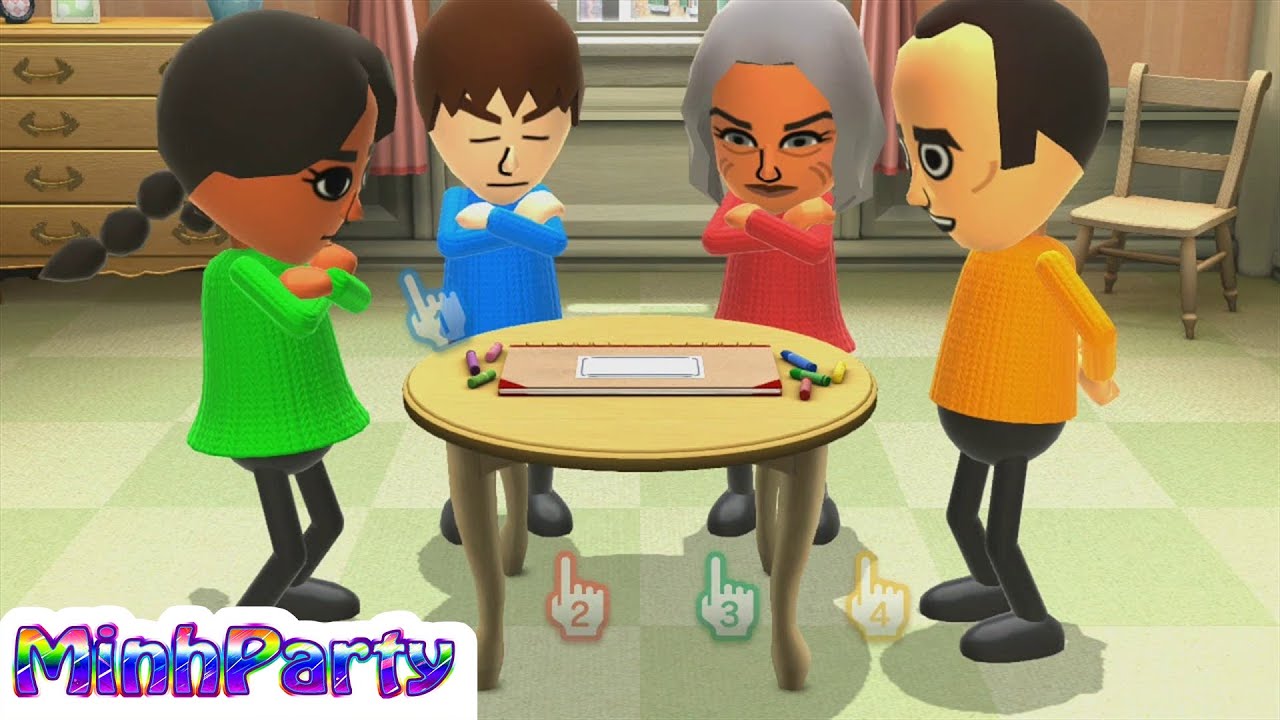 Wii Party U Minigames Gameplay Dojo Domination #36 @MINH PARTY U