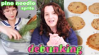 Debunking Pine Needle Soda, a Medical SCAM & flat cookie hacks | How To Cook That Ann Reardon image