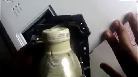 How to Replace a Projector Lamp(Hitachi CP-EX301N)