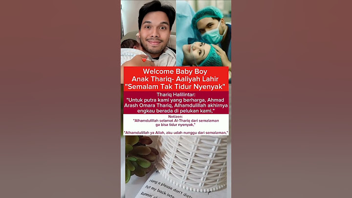 AALIYAH MELAHIRKAN. #aaliyah #thariqhalilintar #gosip #gosipartis #beritaterkini #viralvideo #news
