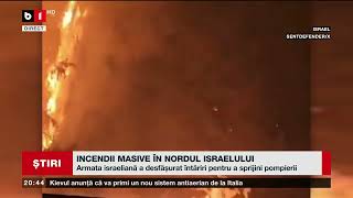 INCENDII MASIVE ÎN NORDUL ISRAELULUI. Știri B1TV_4 iunie 2024