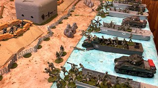 Operation Overlord miniature war game in 54mm all in fun Marx, MPC, Airfix , Conti, BMC