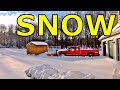 Snow Plowing 2020 - Chevy K2500 Snow Plow and Honda HS928 Blower