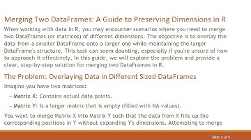 How to Efficiently Merge Two DataFrames While Preserving Dimensions