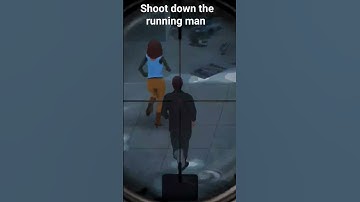 Mission:- Shoot down the running man in the rain, #Sniper #3d #assassin #game #shorts