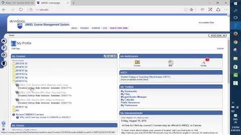 Link and Forward Your Course from Angel to Canvas
