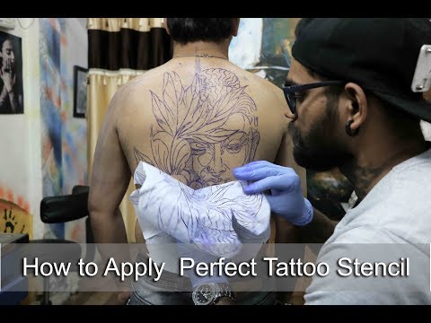 Video: Hur Man Gör En Stencil För En Tatuering