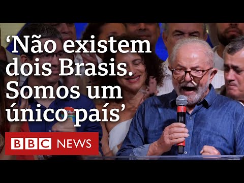 O 1º discurso de Lula como presidente eleito