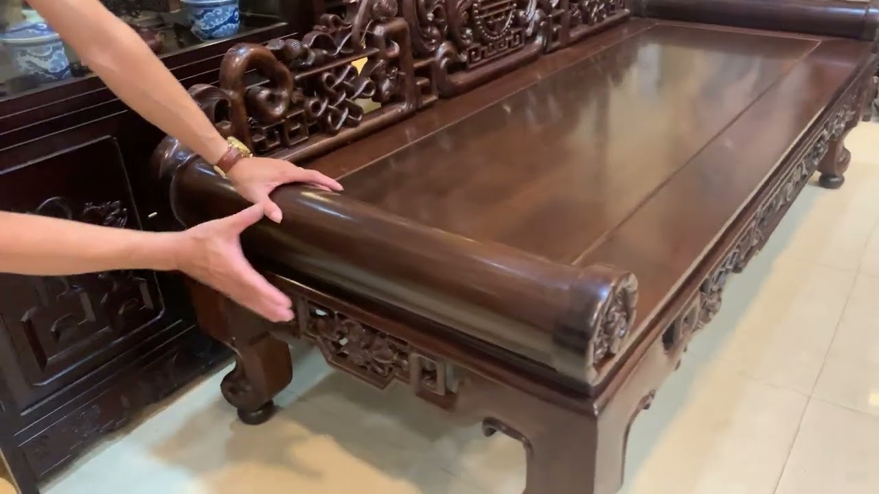 Giường Phương Triện Tàu - Nội Thất Nhà Gỗ - Tủ Bày Đồ... - youtube
