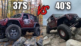 OFFROAD TEST - 37s VS 40s WHICH IS BETTER?
