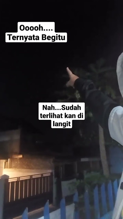 VIRAL !! Penampakan Hilal Lebaran Sudah Terlihat Begini caranya #youtubeshorts #shorts #hilal