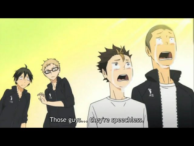 Tanaka And Nishinoya Funny Moments Haikyuu!! class=