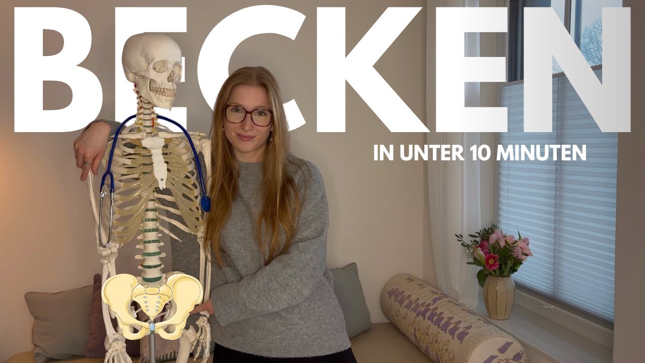 Das Knöcherne Becken in unter 10 Minuten - Anatomie für Medizinstudium & Co