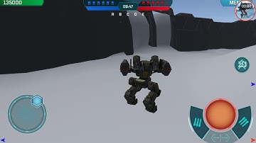 War robots walk through wall