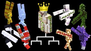 Golem tournament Part1! Who is the strongest Golem? Minecraft mob battle!