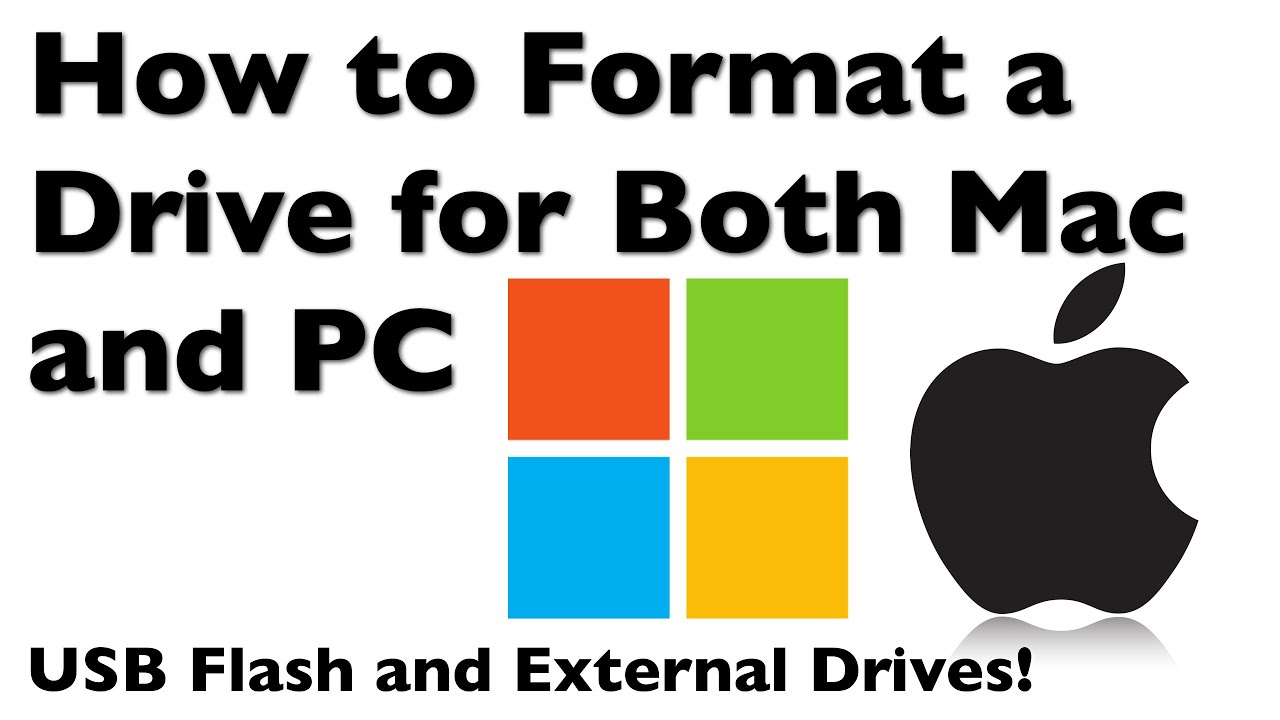 apple format external drive for mac and pc