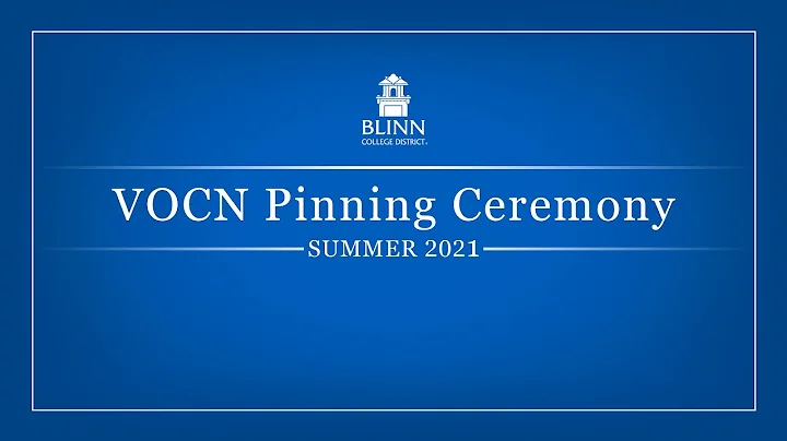 Vocational Nursing Pinning Ceremony - Class of 2021