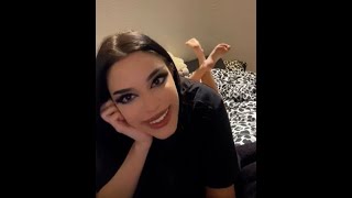 Enchanting goth girl feet in the pose
