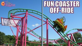 Fun Coaster Off-Ride Footage, Funplex (NJ) SBF Spinning Wild Mouse | Non-Copyright