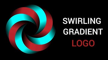 Create a Swirling Gradient Logo in Adobe Illustrator | Gradient Logo Tutorial
