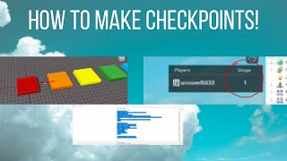 How To Make A Stage Leaderboard In Roblox Herunterladen - how to make obby checkpoints in roblox 2020