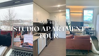 My 400 Sqft Studio Apartment Tour in Providence RI