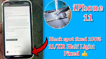 iphone 11 half backlight fixed 100%