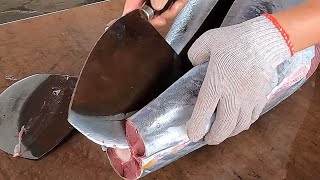 Fish Cutting in Asia - Tuna fillet