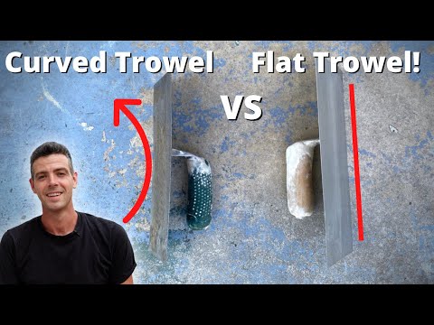 Video: Mengapa trowel drywall melengkung?