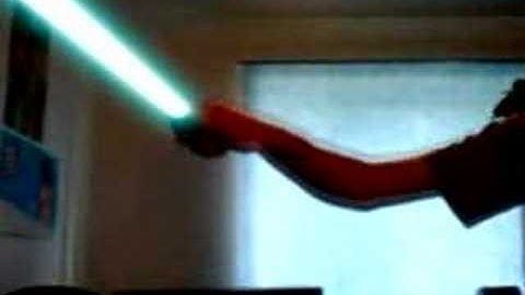 Lightsaber test in After Effects CS3