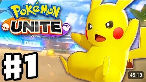Pokemon Unite - Gameplay Walkthrough Part 1 - Intro and Standard Unite Battles! (Nintendo Switch)
