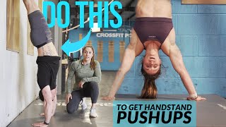 HOW TO DO HANDSTAND PUSHUPS | How to GET YOUR FIRST HANDSTAND PUSH UP, & STRING BIGGER SETS!